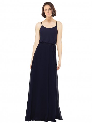 Best Chiffon Bridesmaids Dress with Scoop Neckline