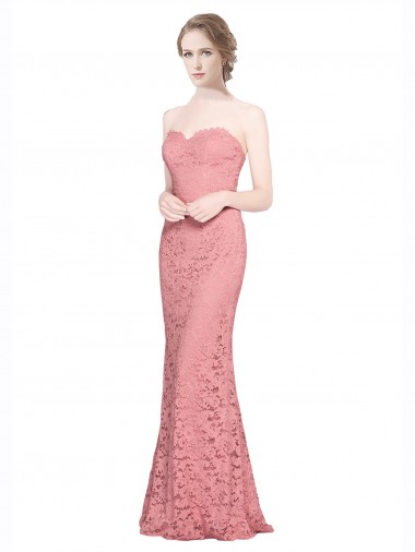 Best Fitted Sweetheart Mermaid Lace Bridesmaid Dress / Prom Dress