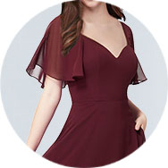 Best Flutter Sleeves Bridesmaid Dresses