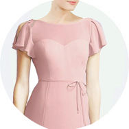 Best Short Sleeves Bridesmaid Dresses